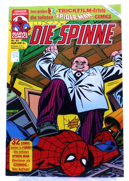 Die Spinne (Spider-Man) Comic Heft Nr. 43 (2. Auflage): Entscheidung um Mitternacht! von Condor